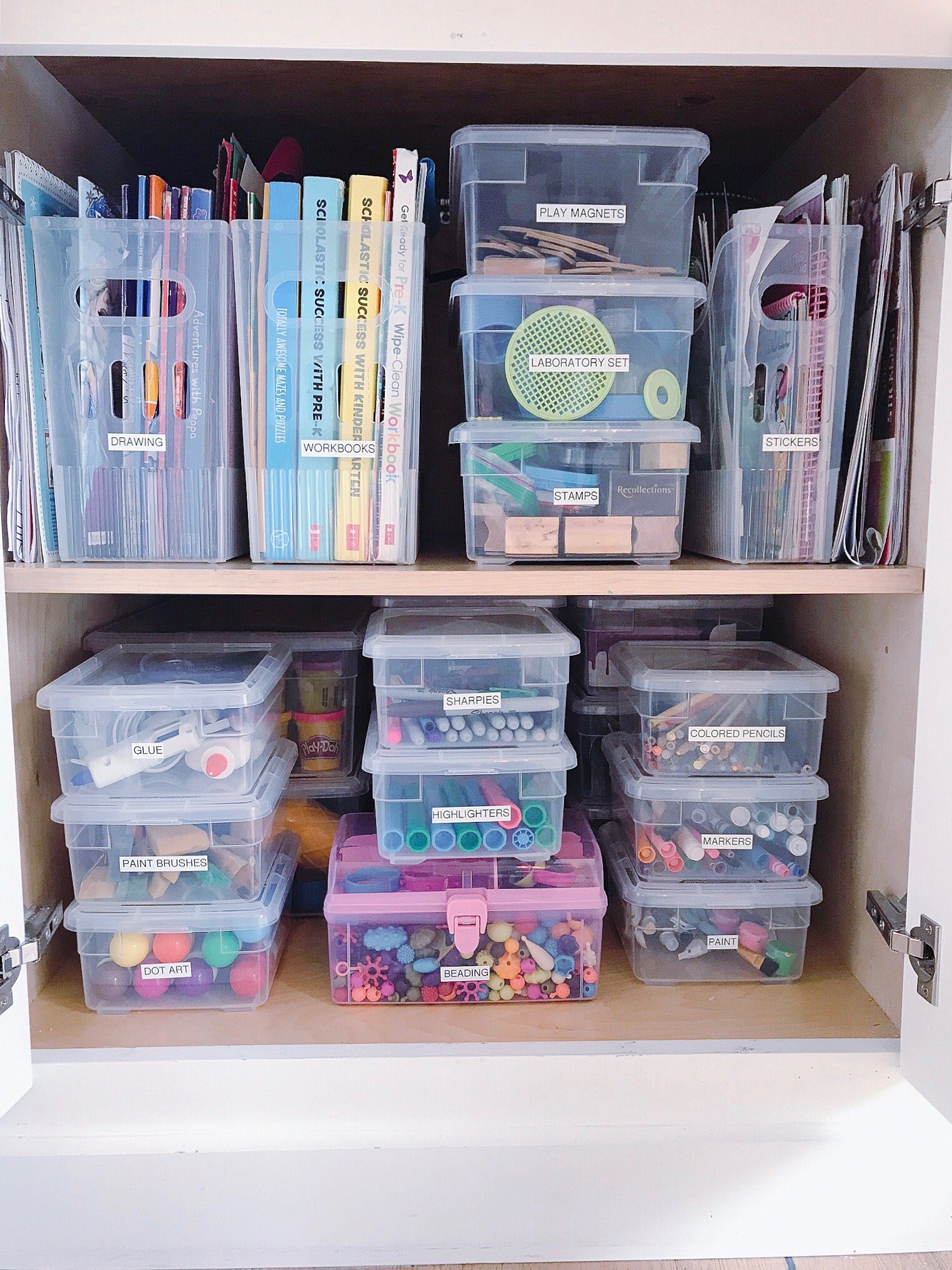 How to Conquer the Battle of Organizing Kids Art Supplies