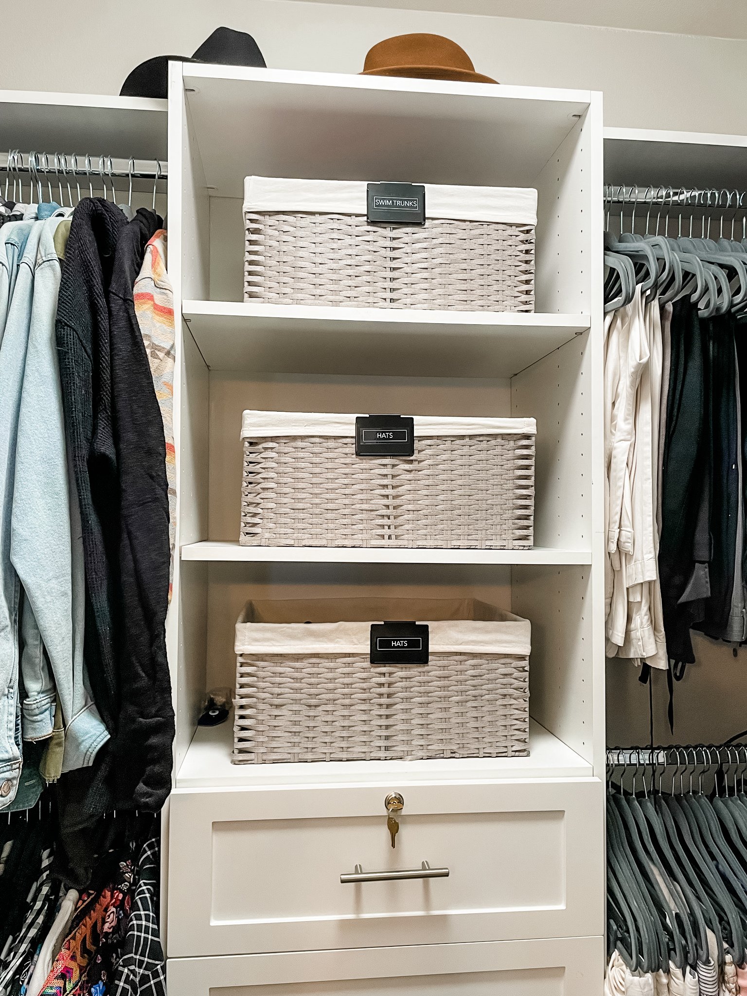 Closet Organization 101 – The Basket Lady