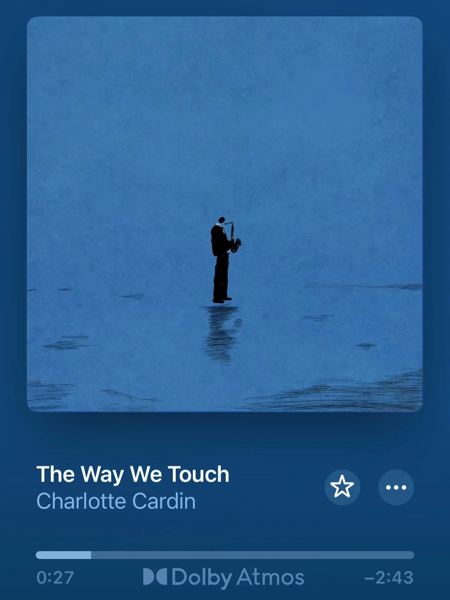 It was an absolute joy to give @charlottecardin &lsquo;s new single - The Way We Touch - the Dolby Atmos treatment.  On top of just being a great song, this track is full of fun little musical moments and subtle layers that really work in that immers
