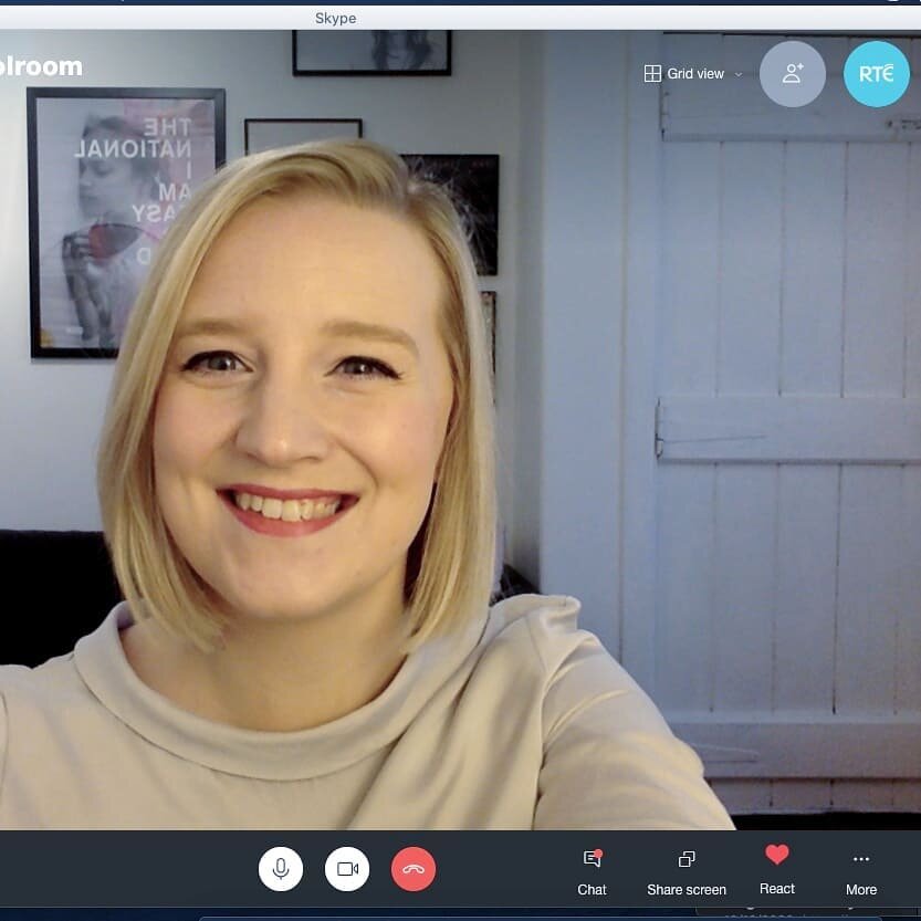 Did you catch me on RT&Eacute; Radio 1 this morning? ⁠
.⁠
I was delighted to be cosy in my living room on Skype!⁠
.⁠
I'll be sticking up the recording shortly, but in the meantime - Hi, if you're new here :)⁠
.⁠
I'm Suzy, a Decluttering Coach based i