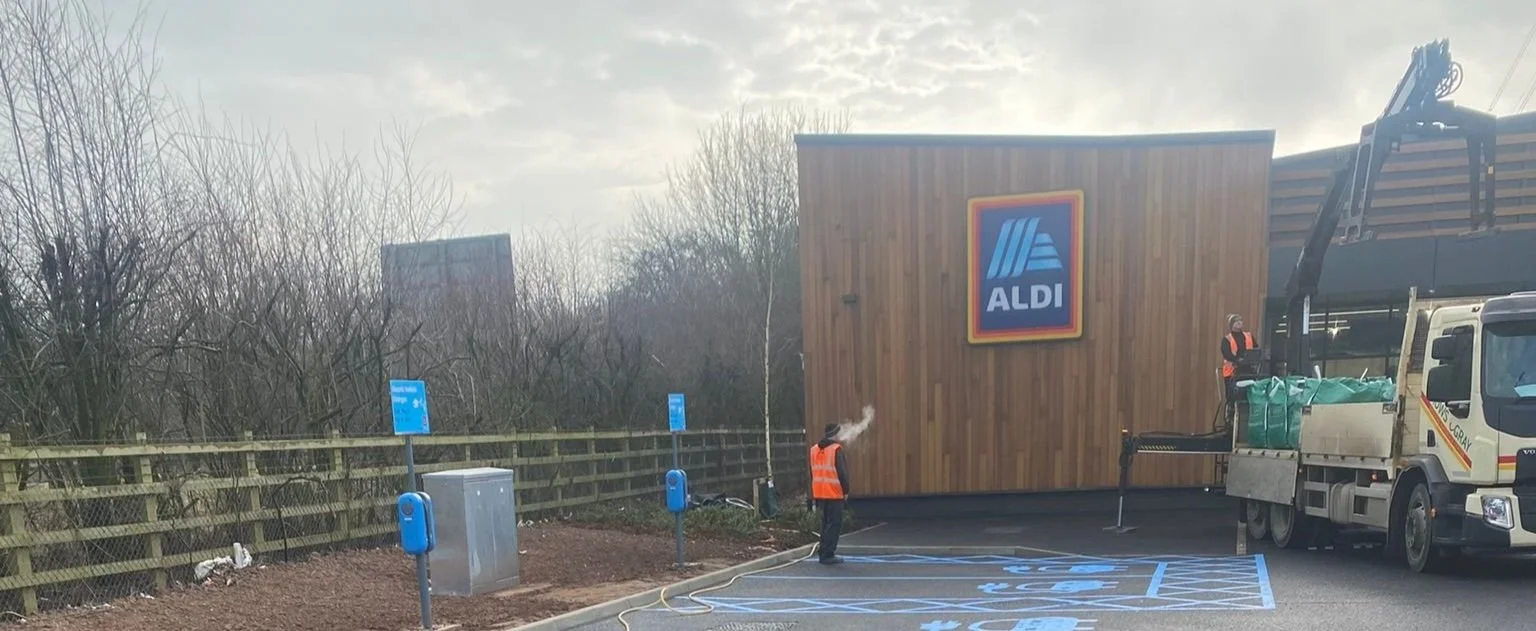 New Construction Sites Cleaning Aldi new builds — JetClean