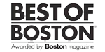 Best of Boston award logo for elite hair care mastery won by salon owner Megan Graham.