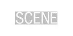 Scene Magazine press logo for high-end lifestyle and clean beauty curation by Megan Graham.