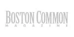 Boston Common Magazine media feature logo highlighting luxury hair solutions by expert Megan Graham.
