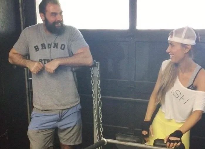 Fitness expert Megan Graham training with longtime strength coach Bret Contreras
