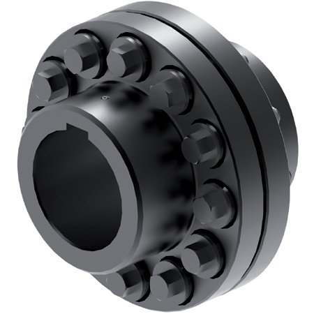 RC1 pin and bush coupling
