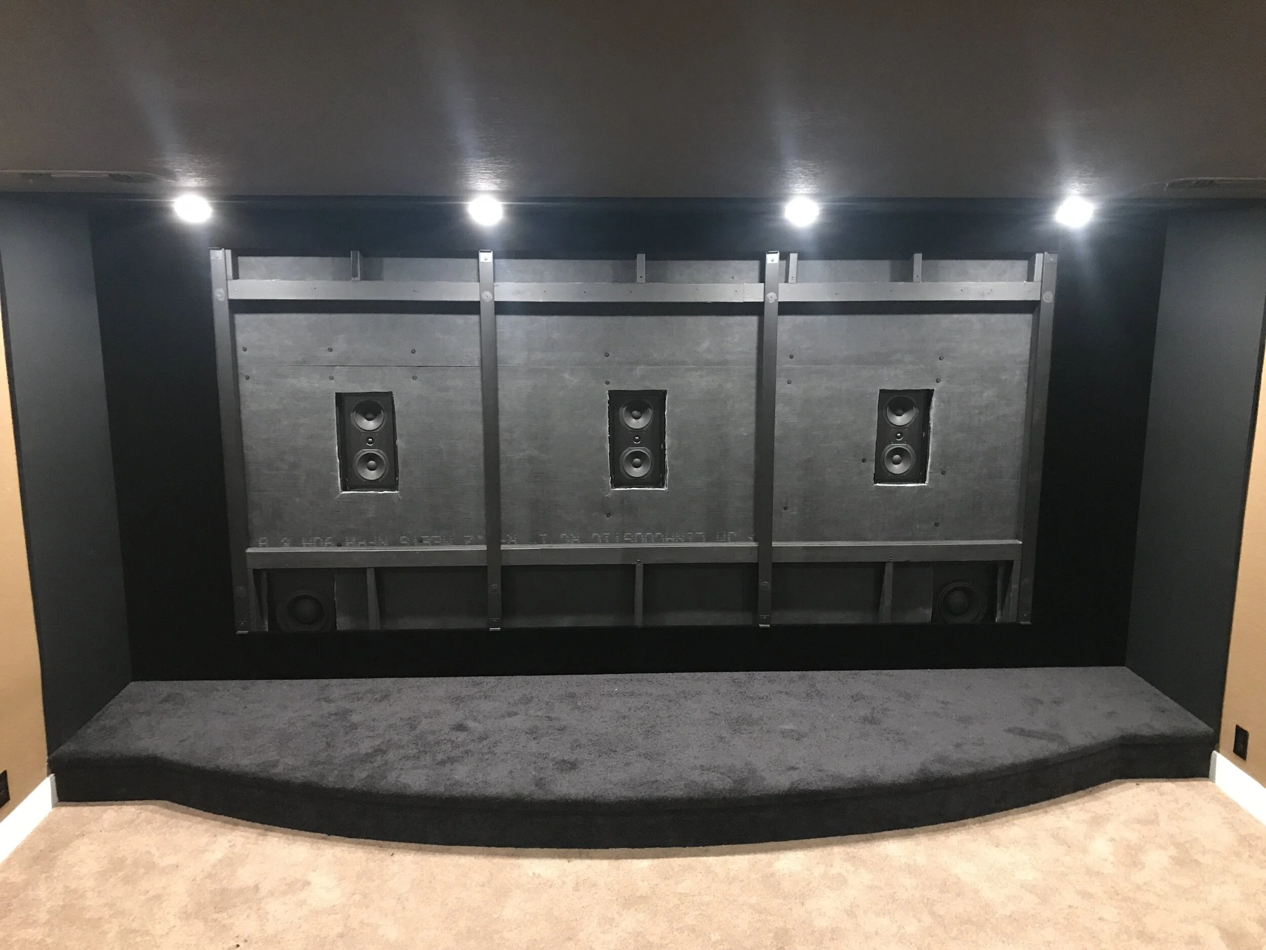 Tarrus Baker - Speaker and Screen Wall