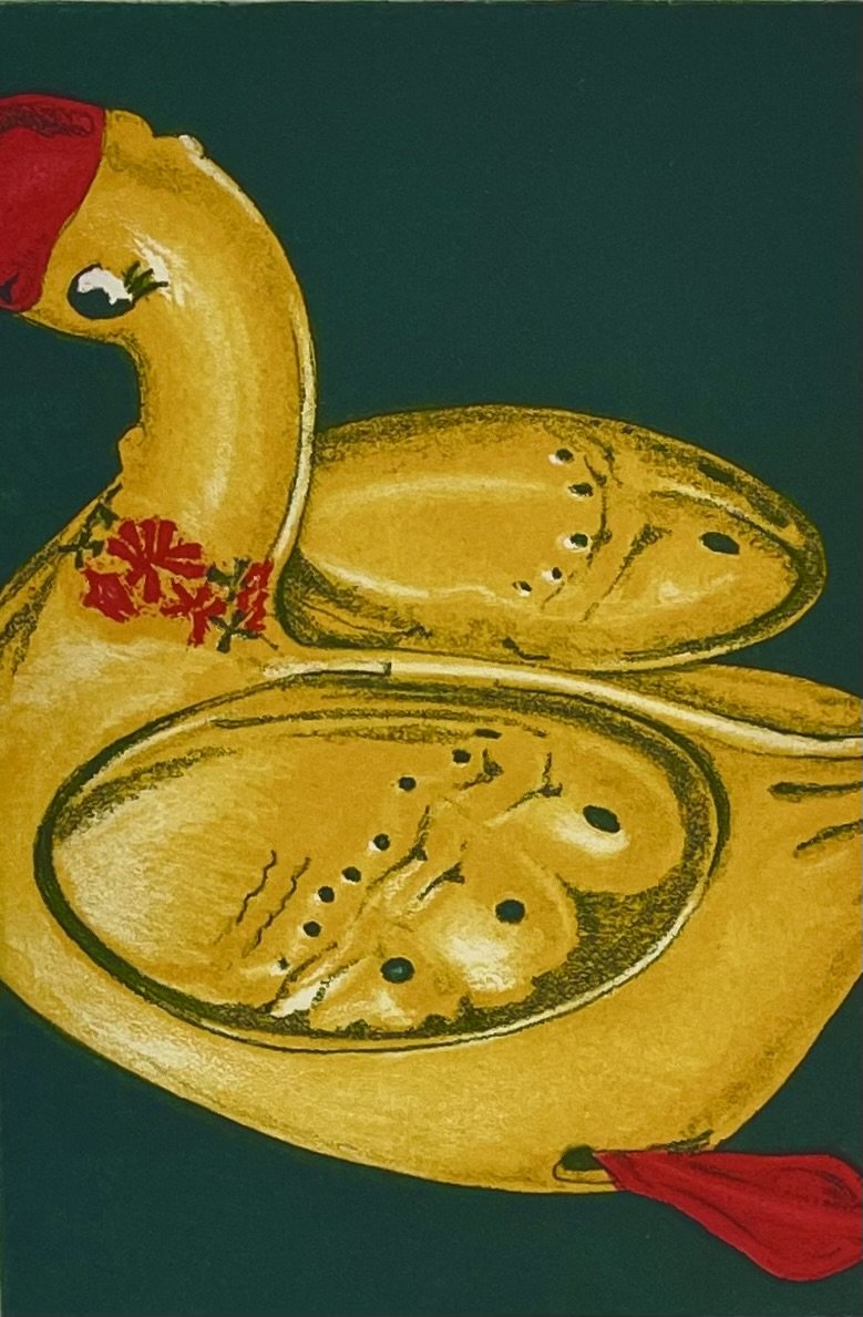 1 Swan (2005), 4" h x 5.75" v