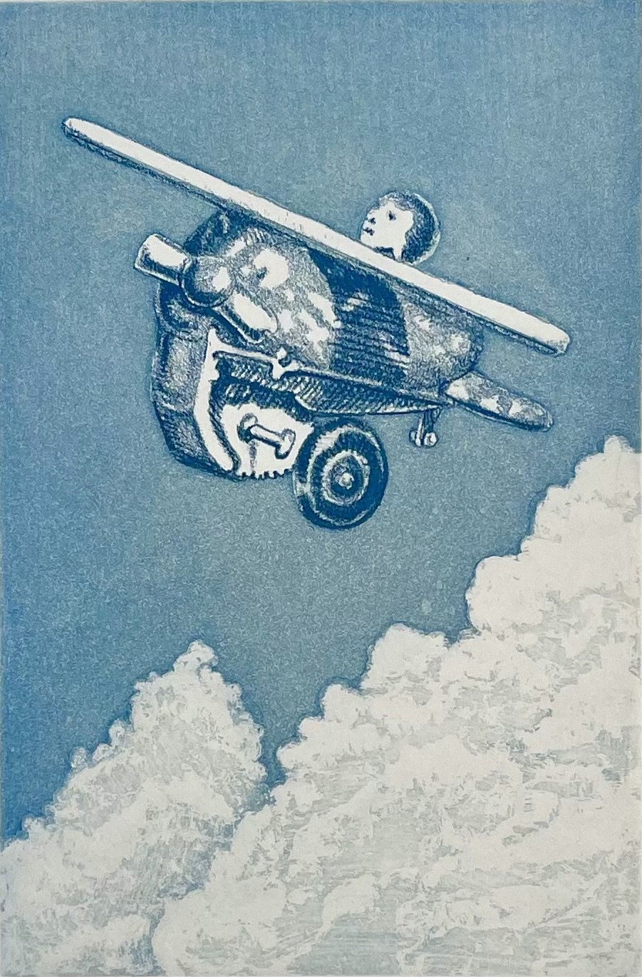High Flyin' New Year (2004), 4" h x 6" v