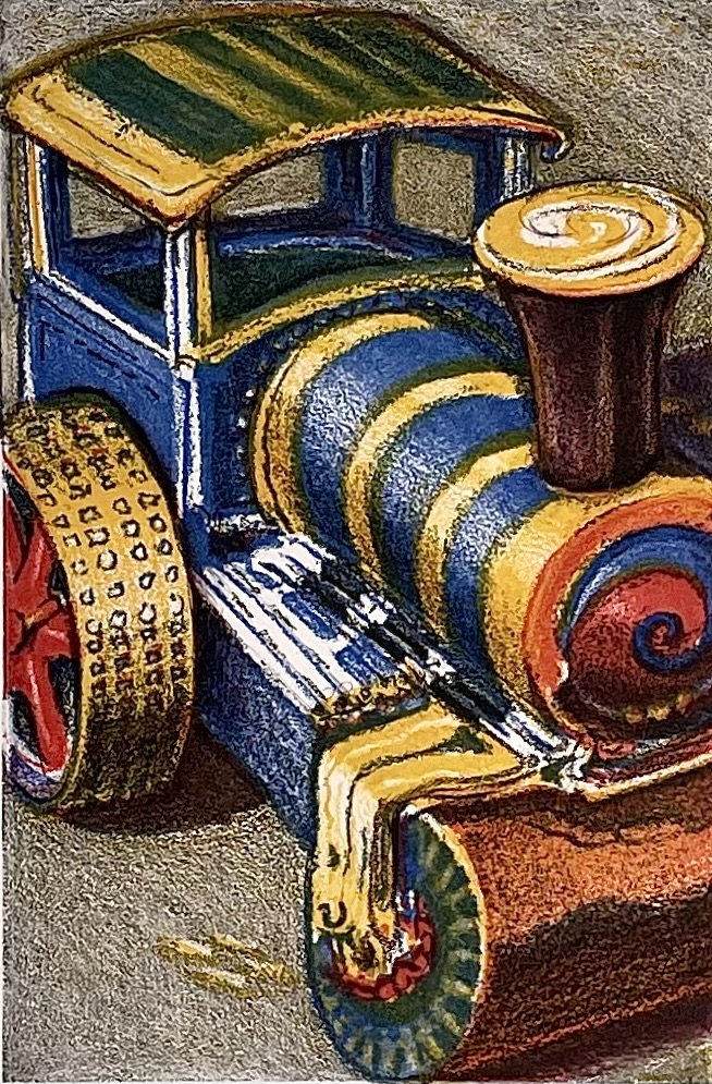Steam Roller (2006), 4" h x 6" v