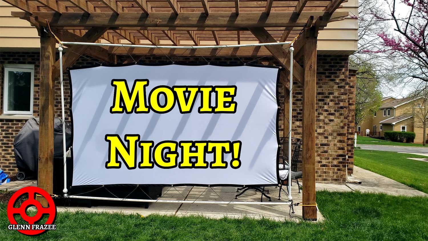 Inexpensive, Collapsible Projector Screen Frame