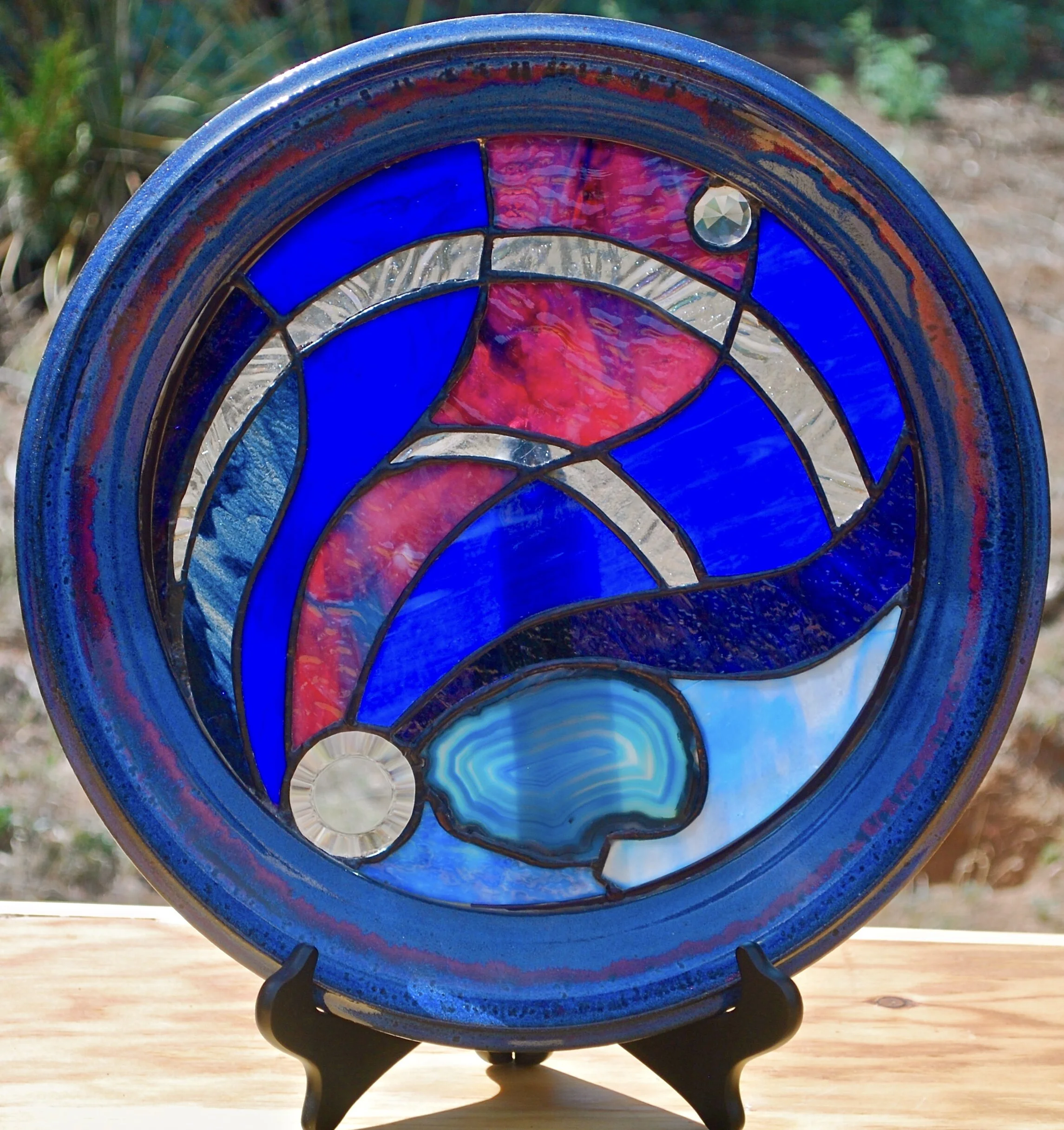 Window with Ceramic Frame