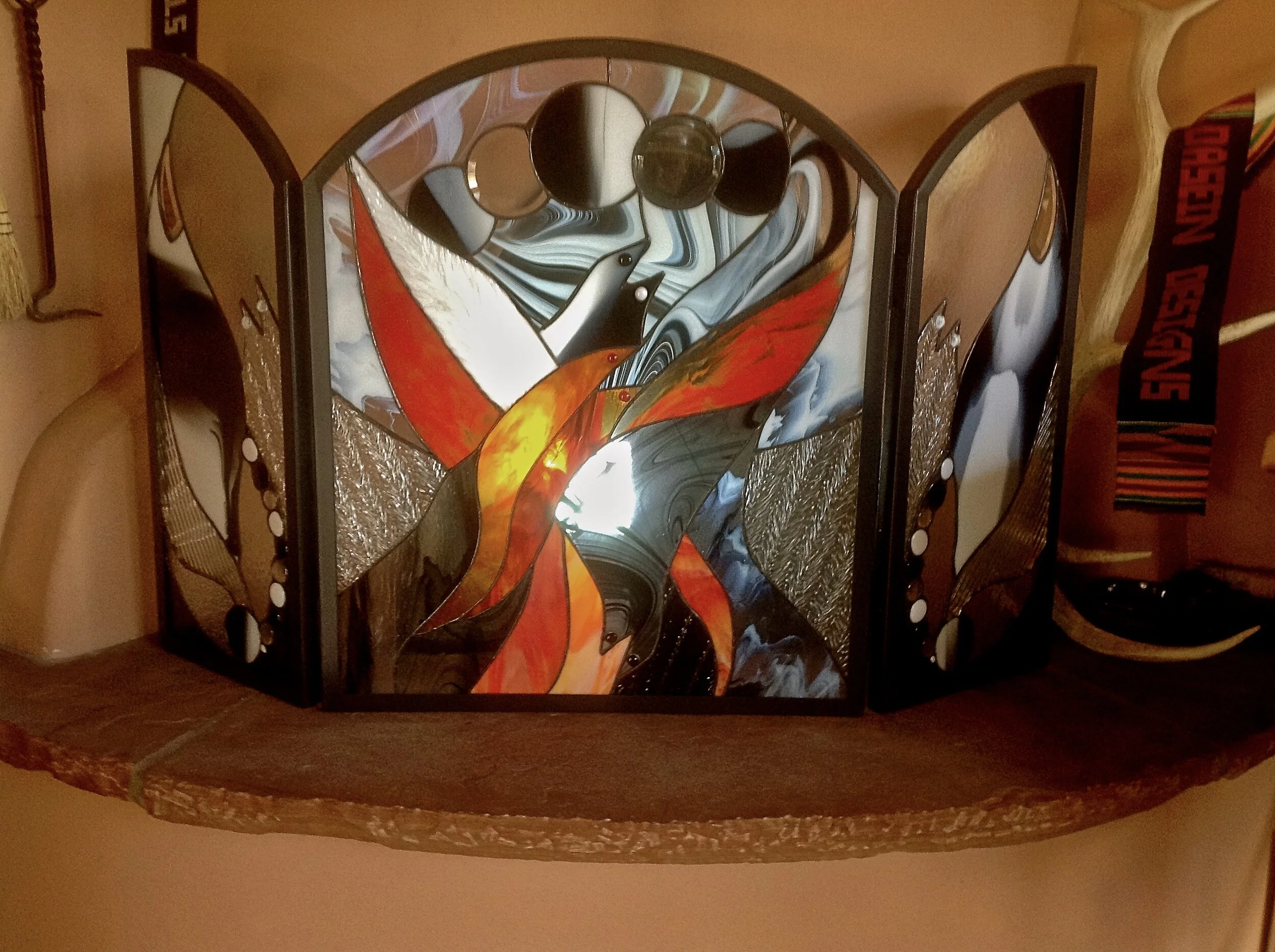 Phoenix Fireplace Screen