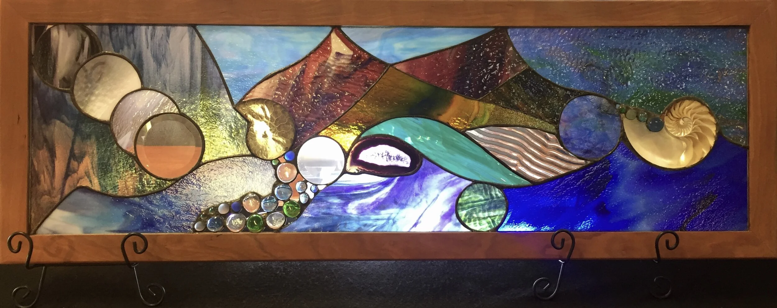 Oceans Mountains Rivers 17"x48"  $1,250