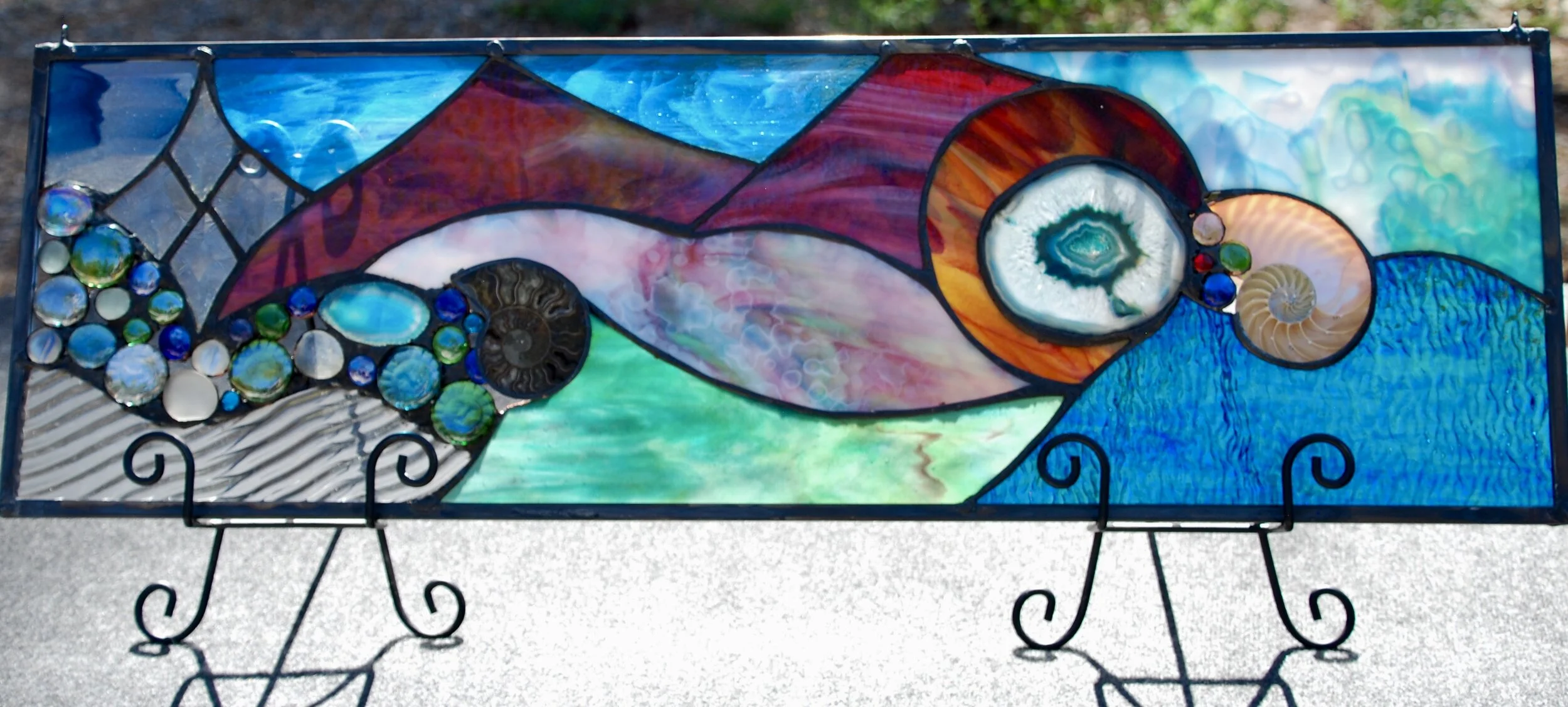 Oceans Mountains Rivers  small  10"x36" $450