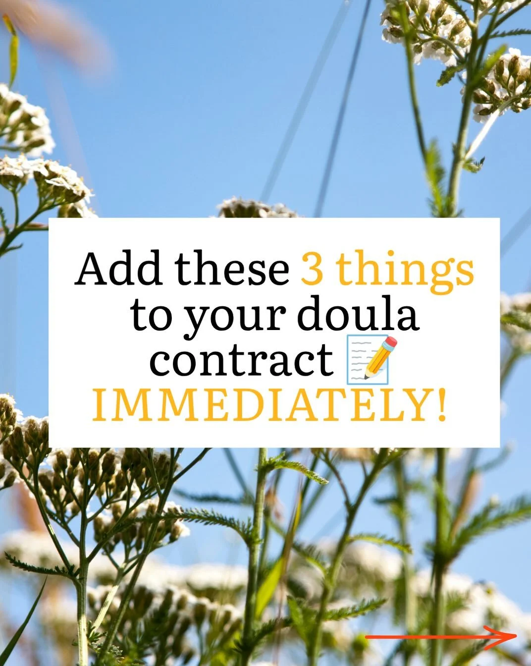 I&rsquo;ve been updating my contract 📝 over the last decade as I have more and more experiences as a doula, that I want to be prepared *just* in case. 

You don&rsquo;t want to be figuring things out in real time during every new situation. It&rsquo
