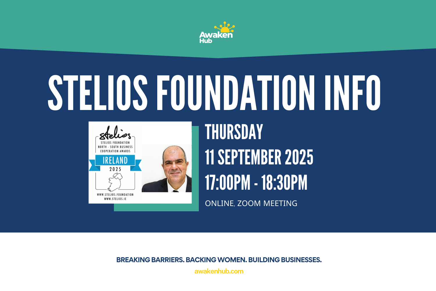 AwakenHub × Stelios Foundation North–South Business Cooperation Awards: Live Information Session & Q&A