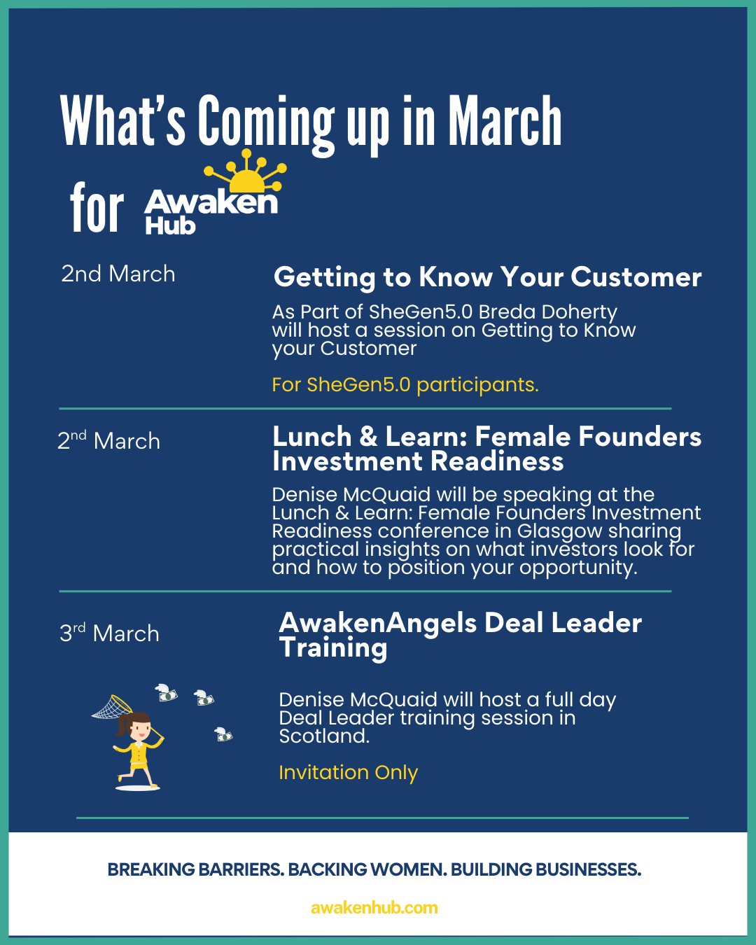 What’s Coming Up in March