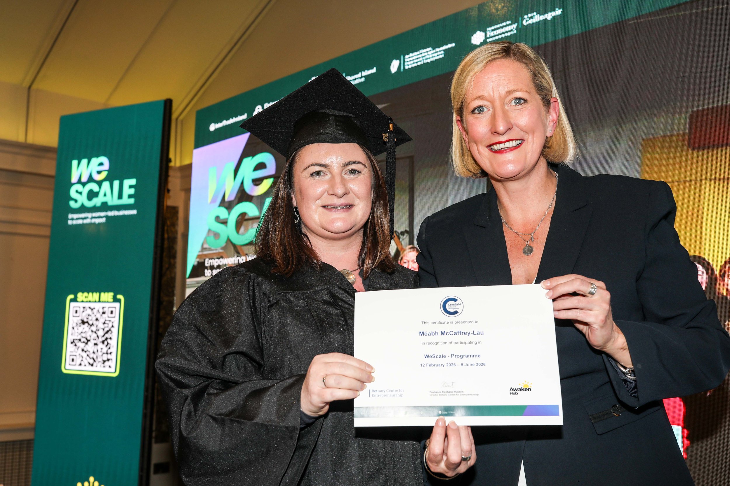 Méabh McCaffery-Lau and Denise McQuaid.JPG
