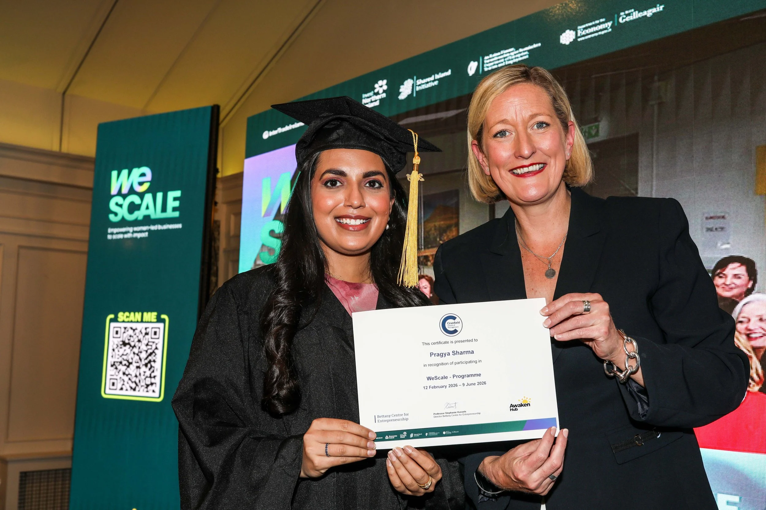Pragya Sharma and Denise McQuaid.JPG