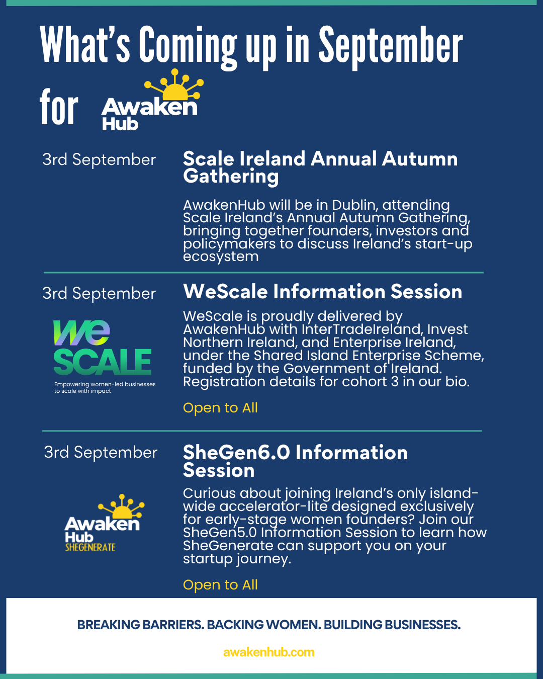 What’s Coming Up in September