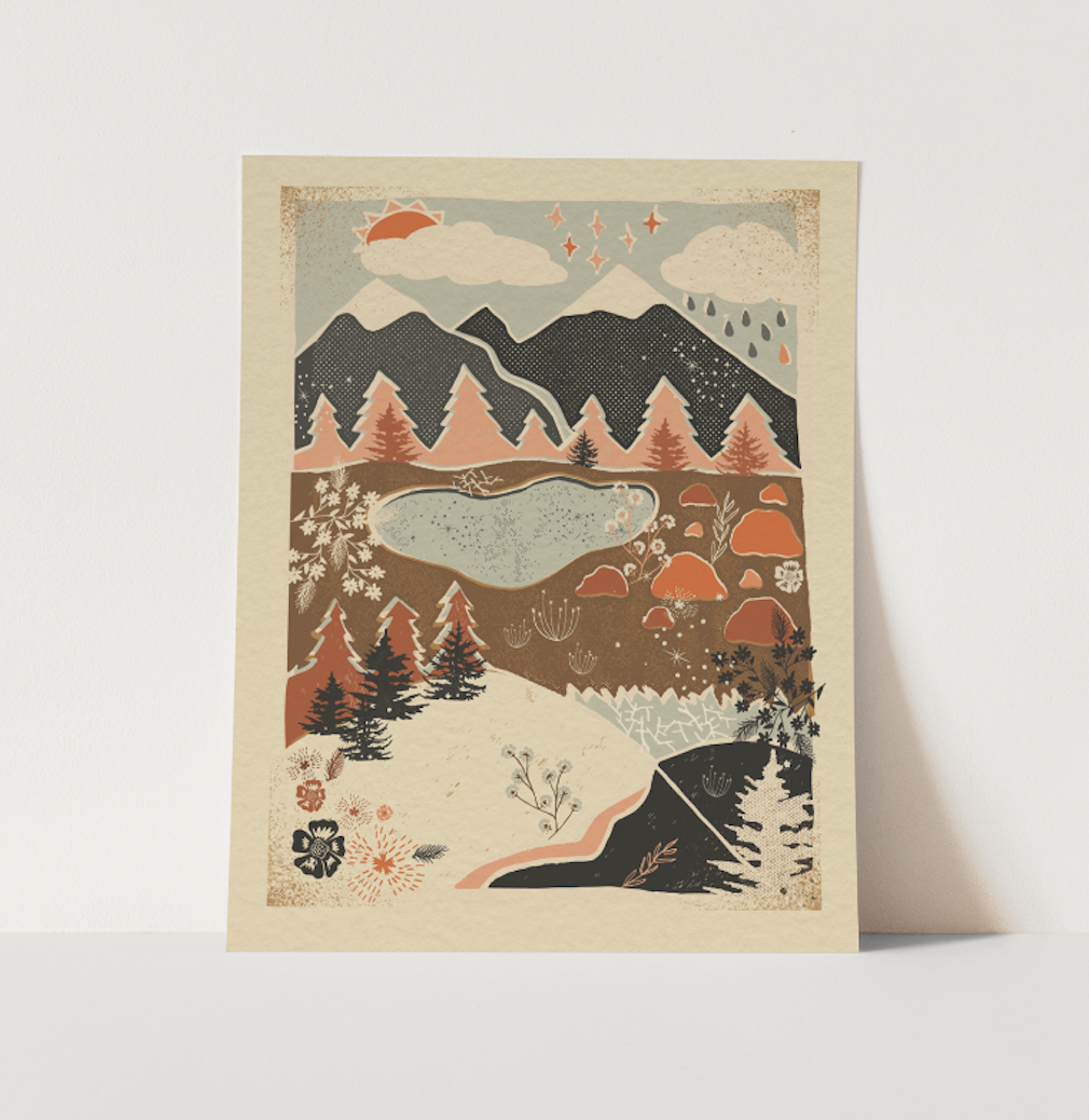 Cascade Lakes  - Color