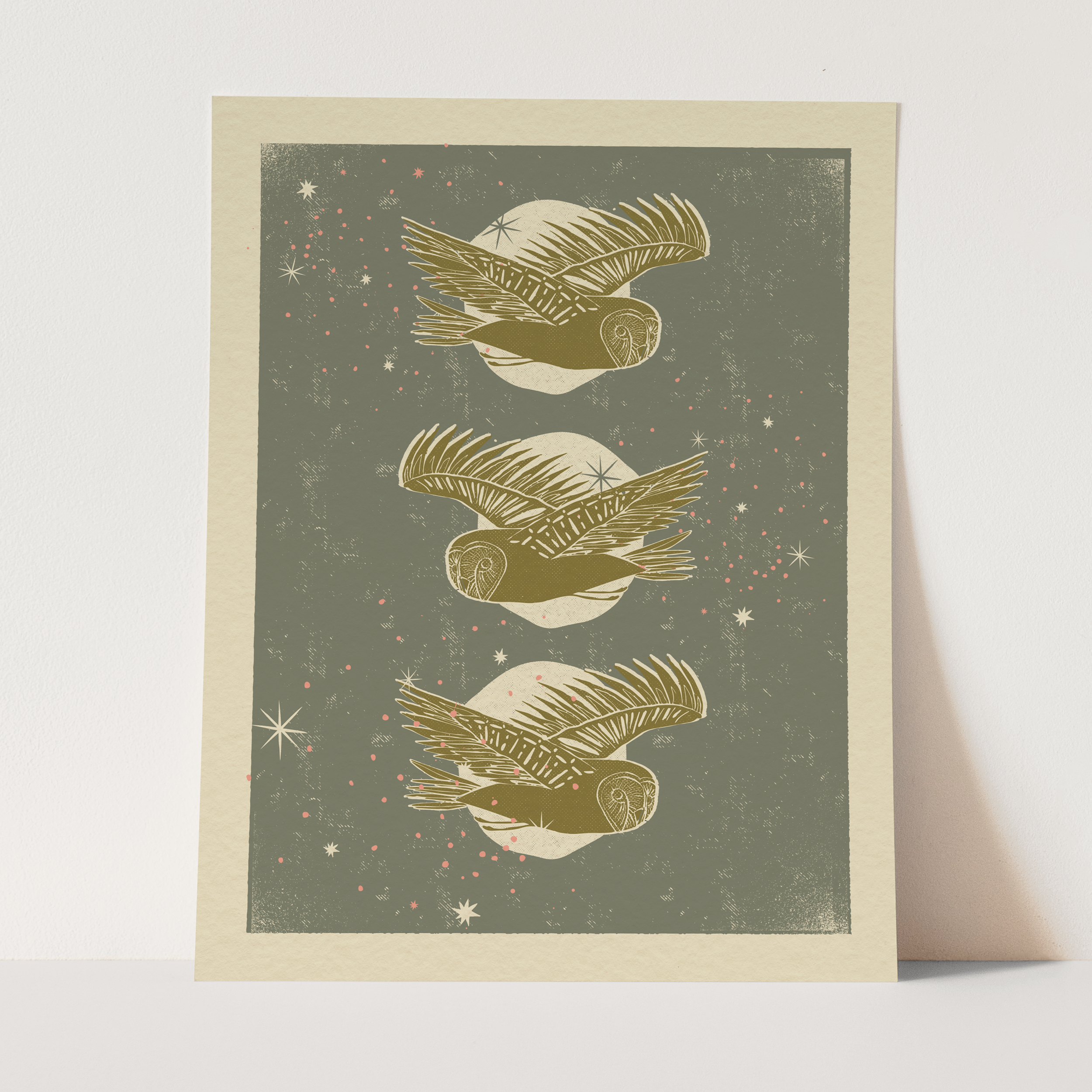 Three Owls - Color