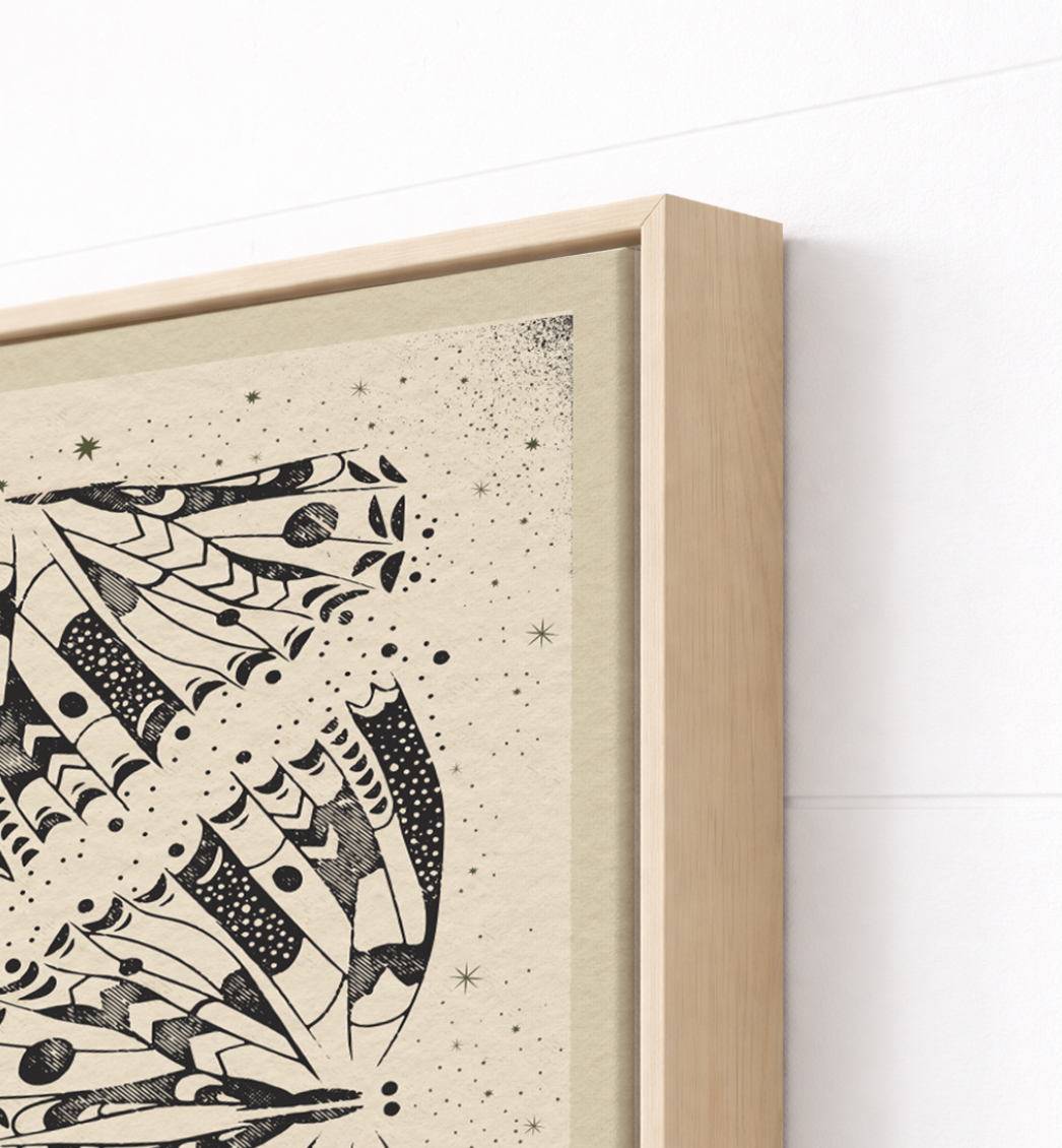 ButterflyIvory_FramedStretchCloseup.png