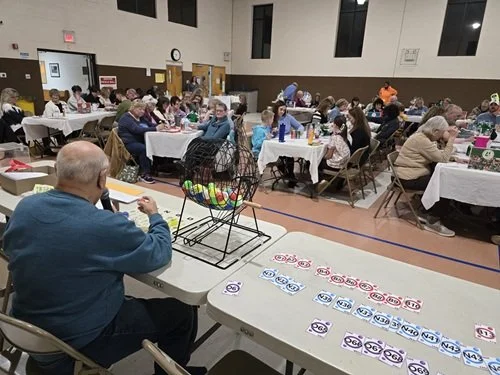 People playing bingo