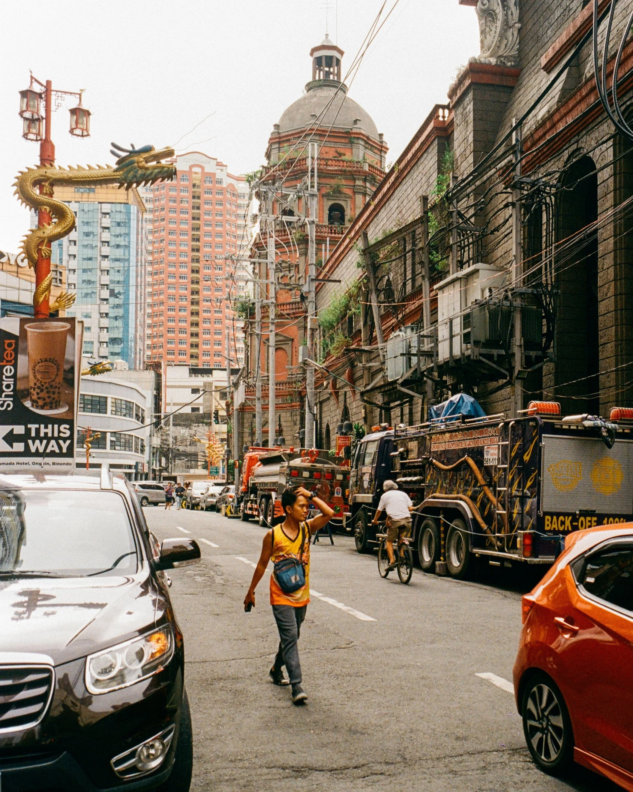 While waiting for my bike driver to pick me up in Manila, Phillipines 2023