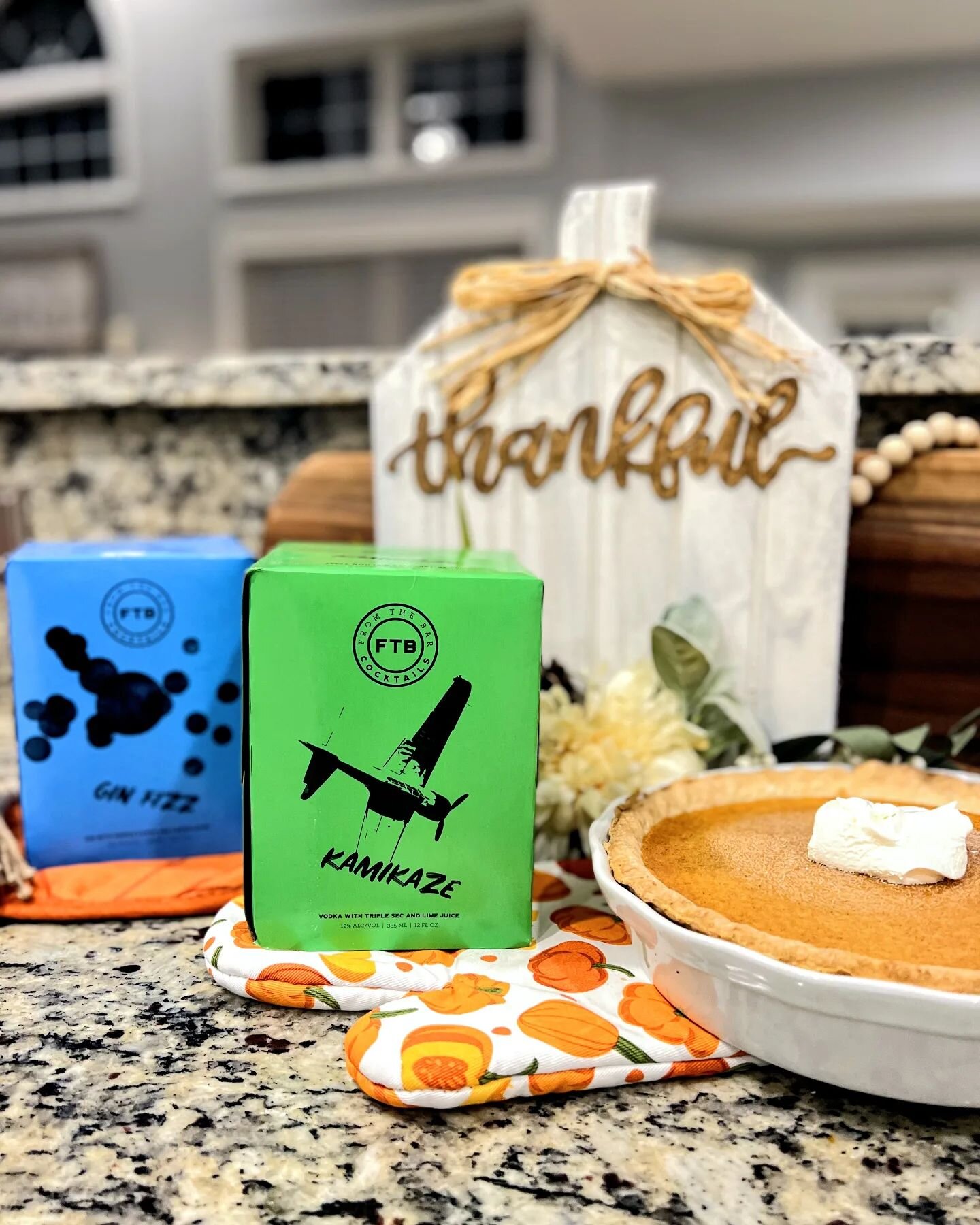 Today make it easy on yourself, don't play bartender after cooking that Thanksgiving meal, grab some FTB and enjoy the company! 
Happy Thanksgiving to all, #gobblegobble #happythanksgivng 
#ftbcocktails #thebarisinyourfridge