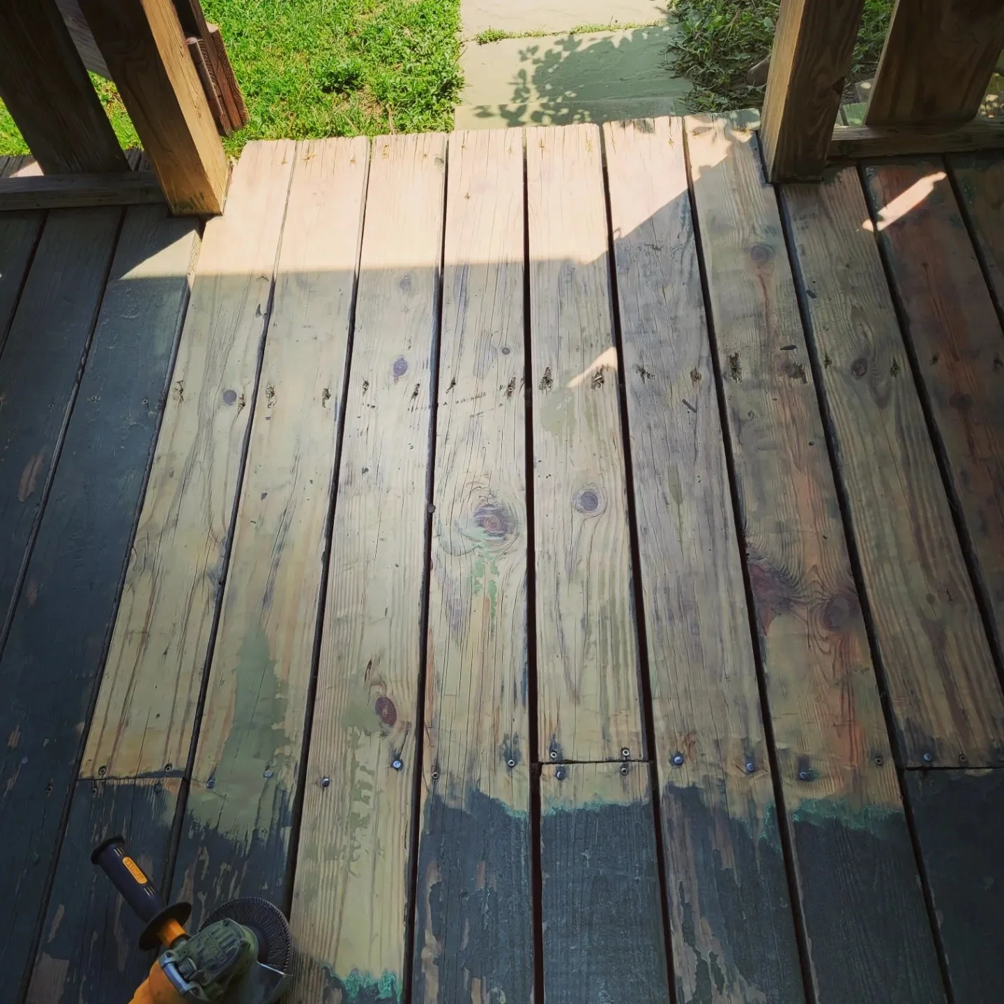Recapturing the Beauty of Wood Deck Boards — Happy Hobby Homesteader