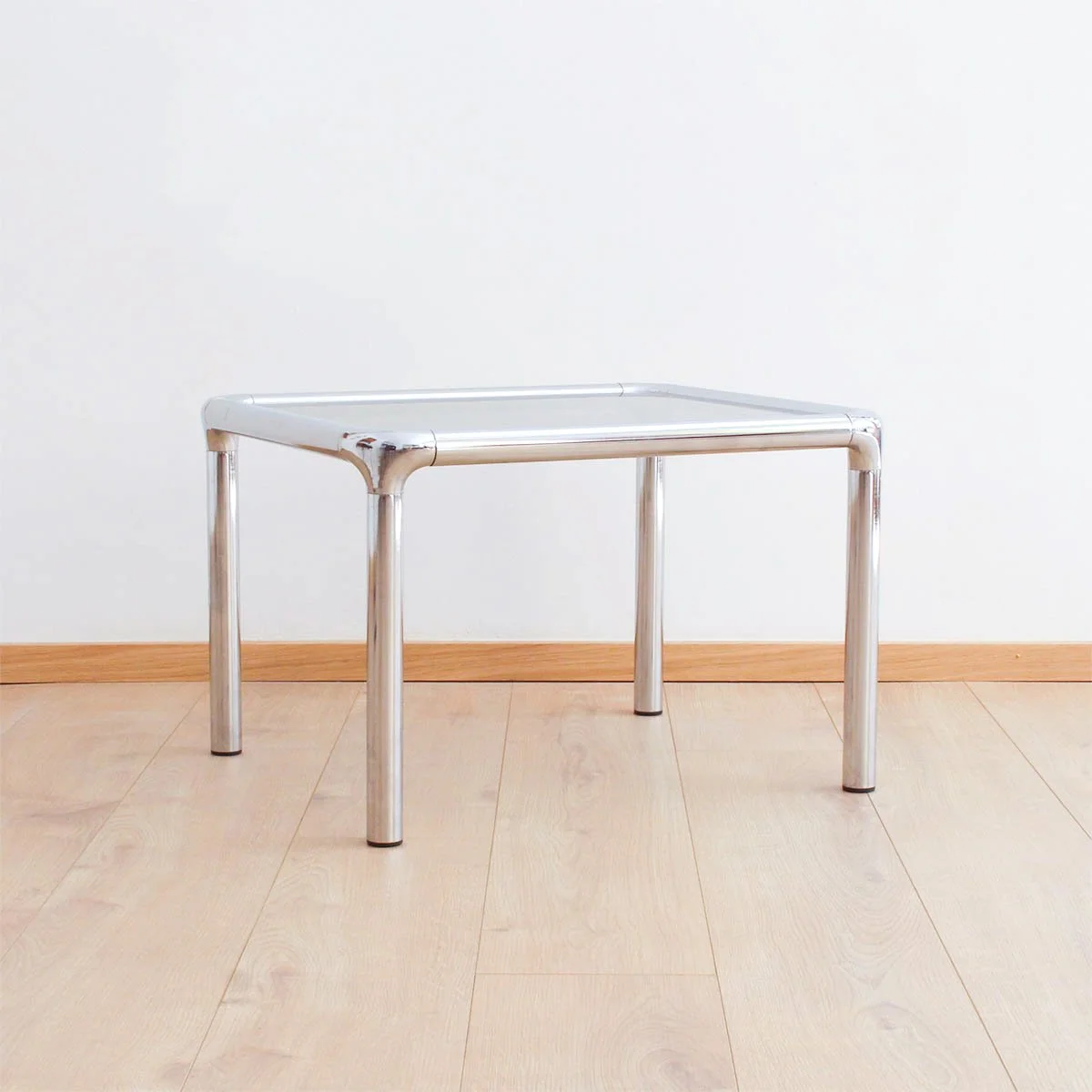Chrom Couchtisch von Etienne Fermigier