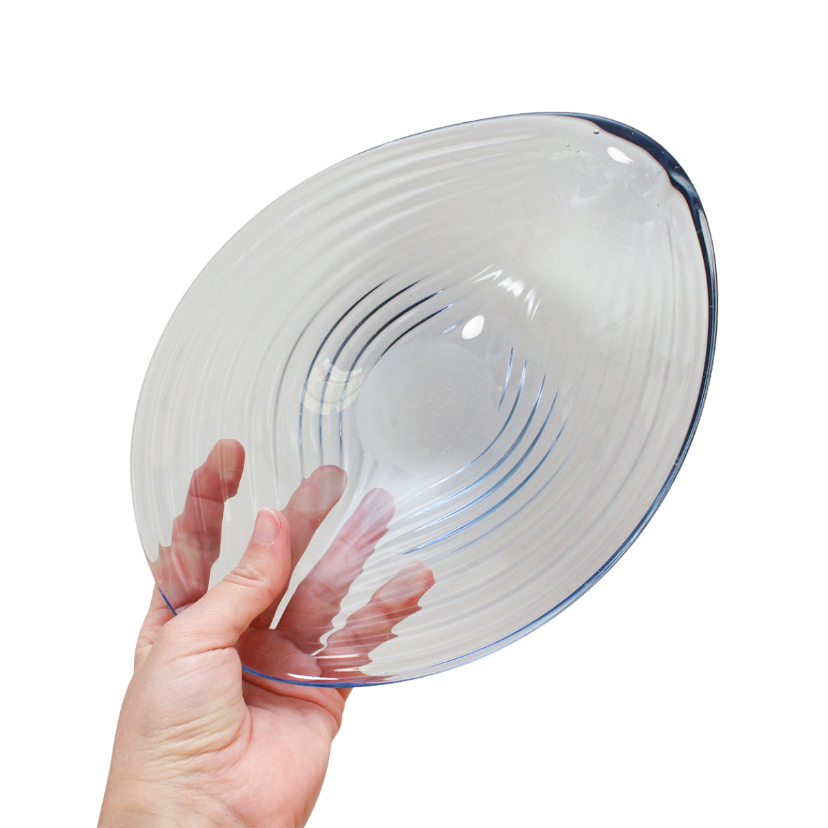Glasschale hellblau