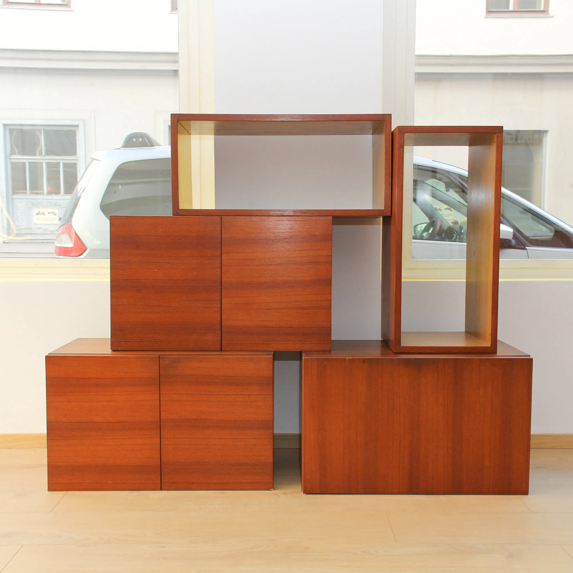 italienischer Raumteiler Teak