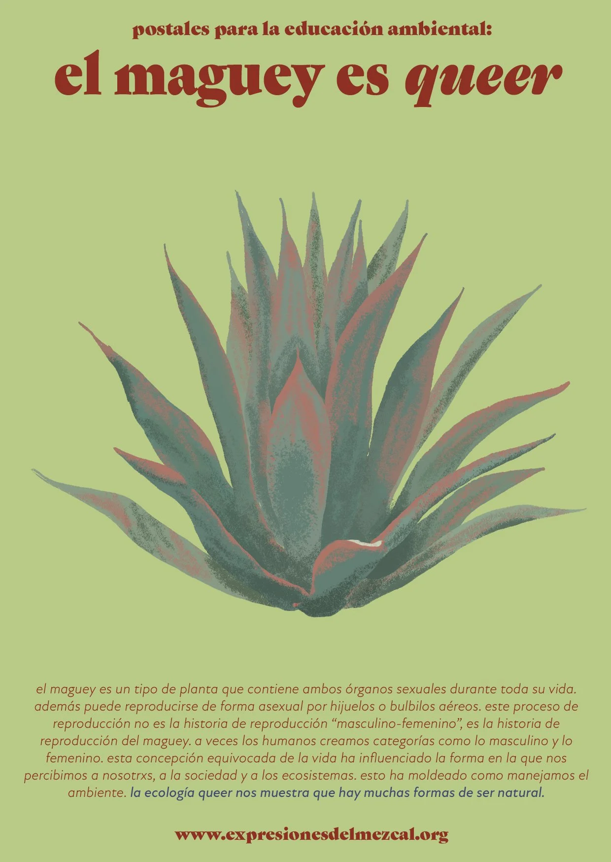 Postales para la educación ambiental: “Ecología Queer” — Postales