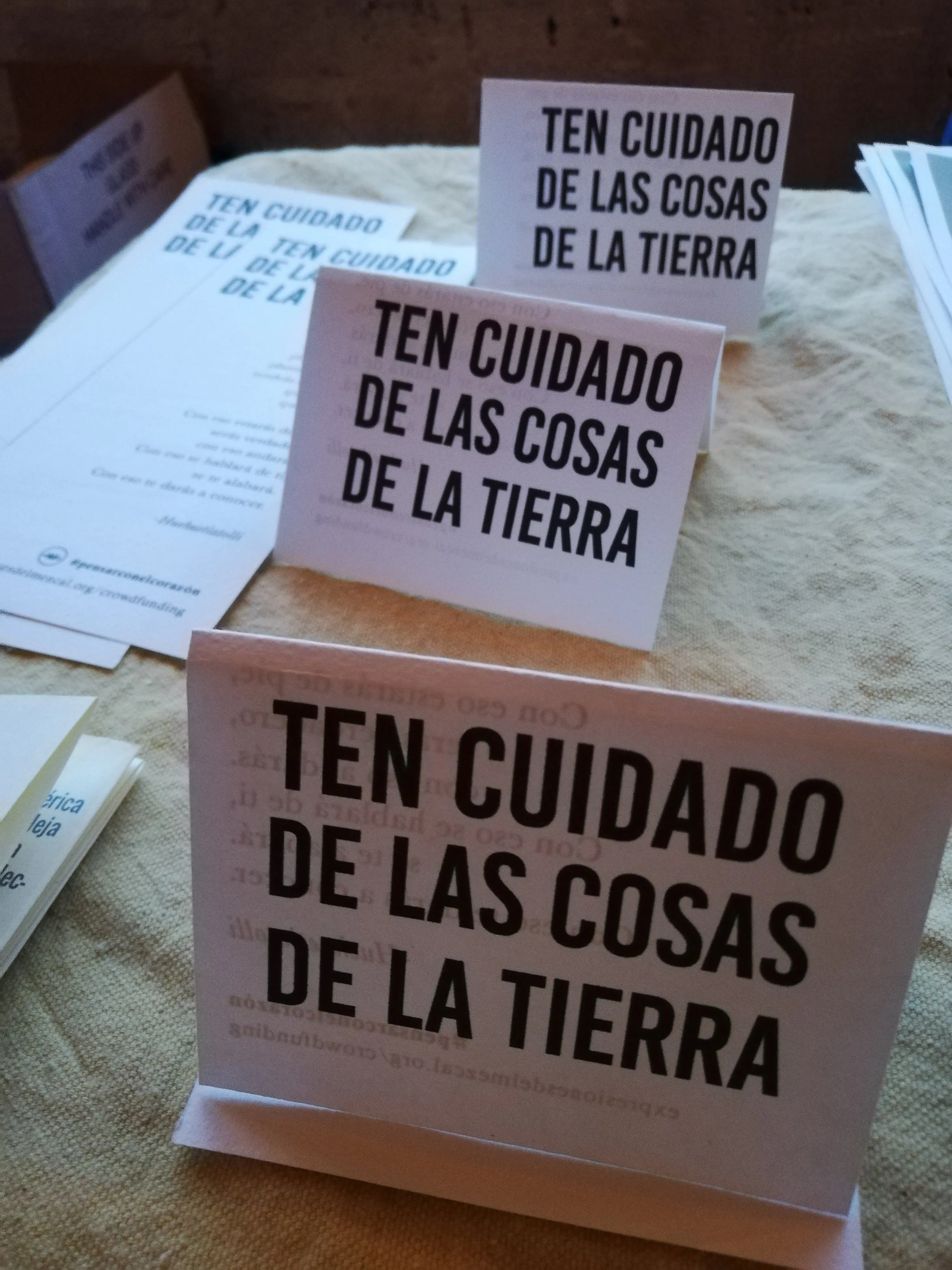 Ten cuidado de las cosas de la tierra — Fanzine