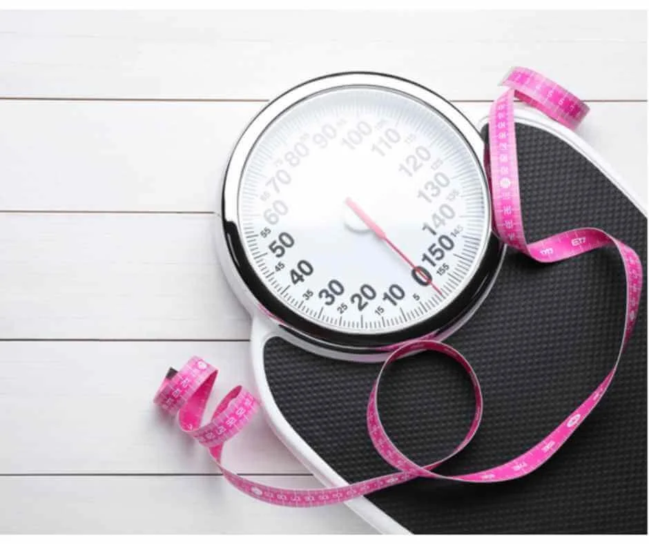 Bathroom scale and measuring tape illustrating weight loss resistance commonly experienced with hypothyroidism