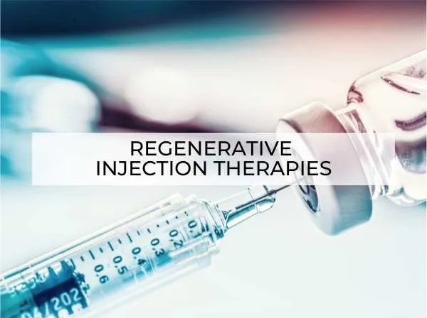 Regenerative injection therapies for tissue repair and pain recovery in Denver.