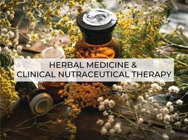 Herbal medicine and nutraceutical therapy using integrative and functional medicine.