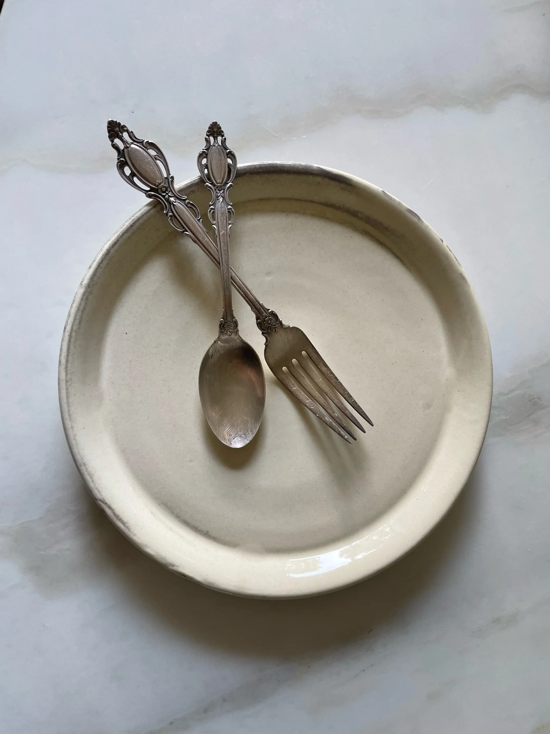 Avoine et Terre -- Salad Plate (Set of Four)