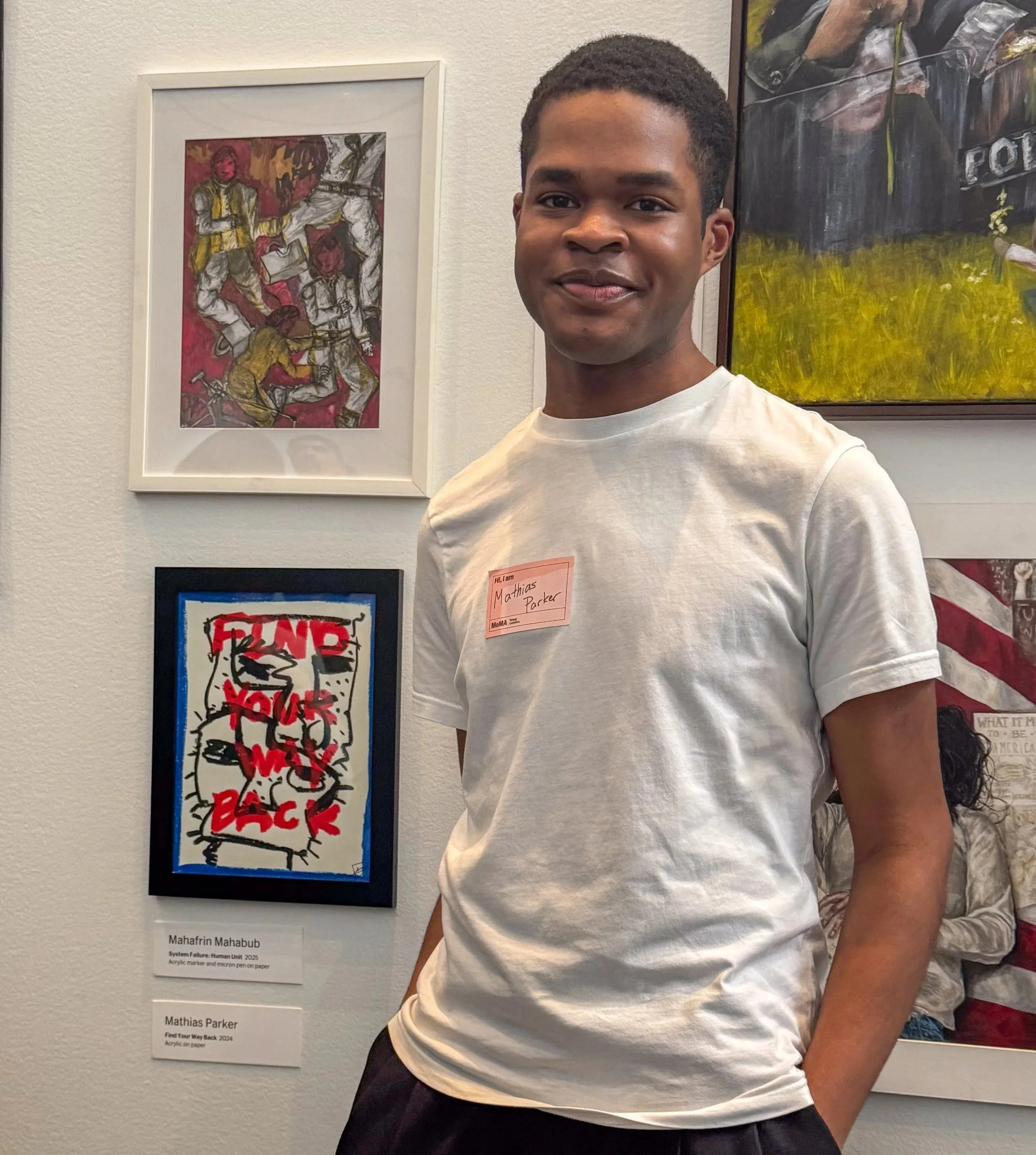 CWC Fellow Mathias Exhibits Work at MoMA Education and Research Building