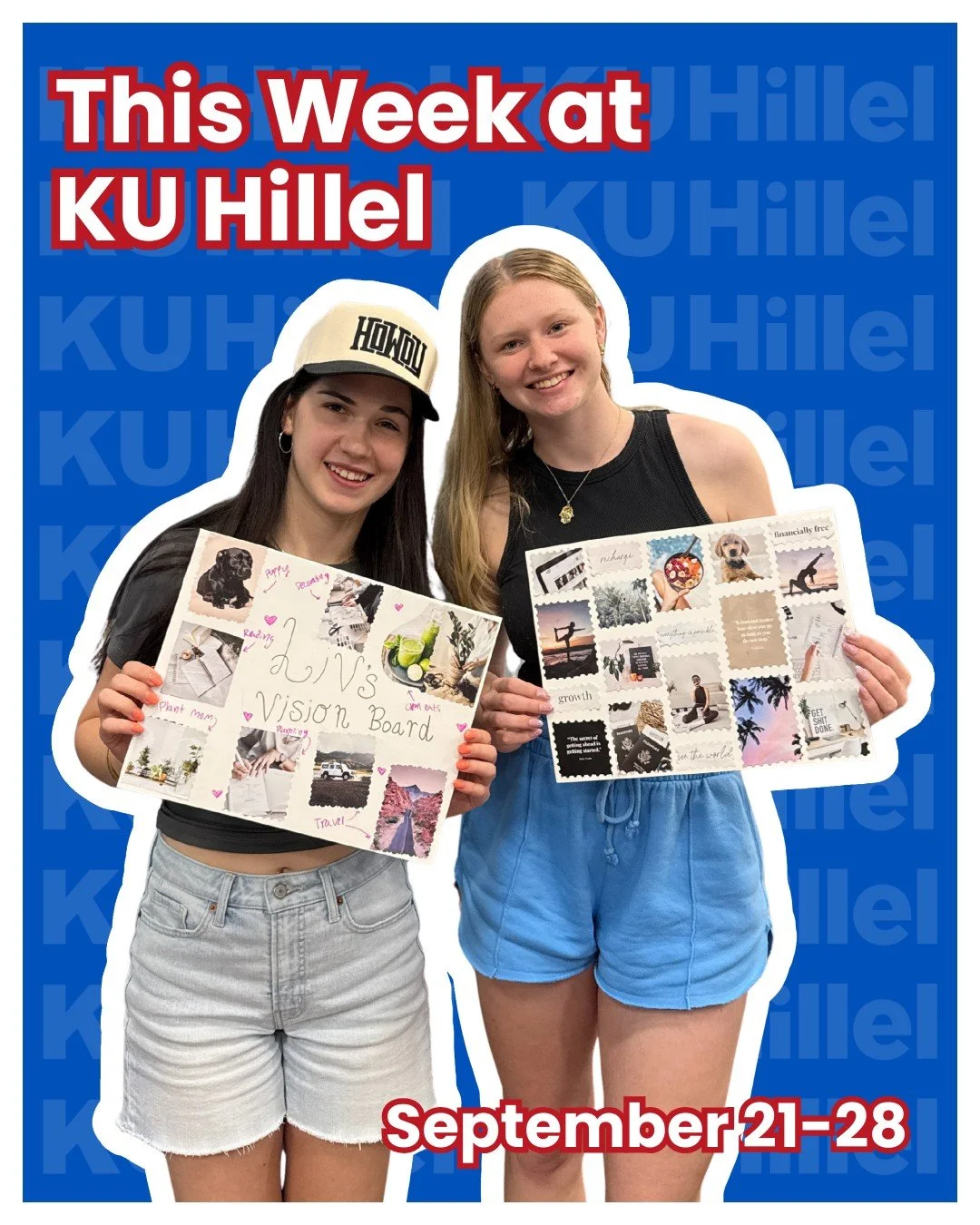 Shana Tova from KU Hillel 🍎🍯! We can&rsquo;t wait to celebrate Rosh Hashanah with you this week (it&rsquo;s not too late to register using the link in our bio)! Plus, we&rsquo;ve got a full slate for Family Weekend! So excited to see you there!