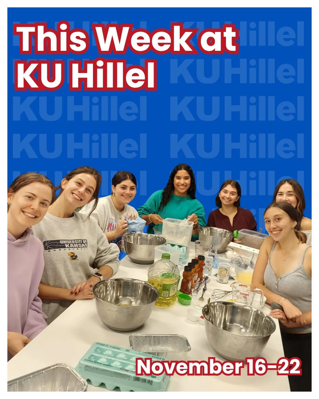 It&rsquo;s a jam-packed week at KU Hillel, and you&rsquo;re not gonna want to miss a thing! We&rsquo;re kicking things off today with our Pickleball Tournament 🏓🥒! Bring your energy and competitive spirit! Tomorrow, get ready for the first ever Gym