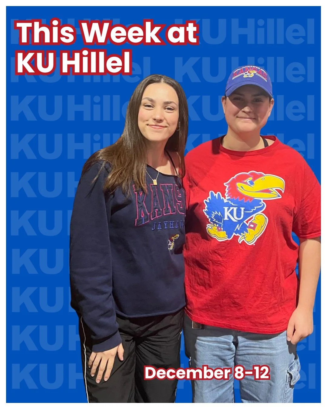 Happy Finals Week, Jayhawks! Whether you're looking for a quiet place to study, the best study snacks on campus, or a place to hang out with your best friends before break, Hillel is the place to be! Winter break starts next week? We miss you already