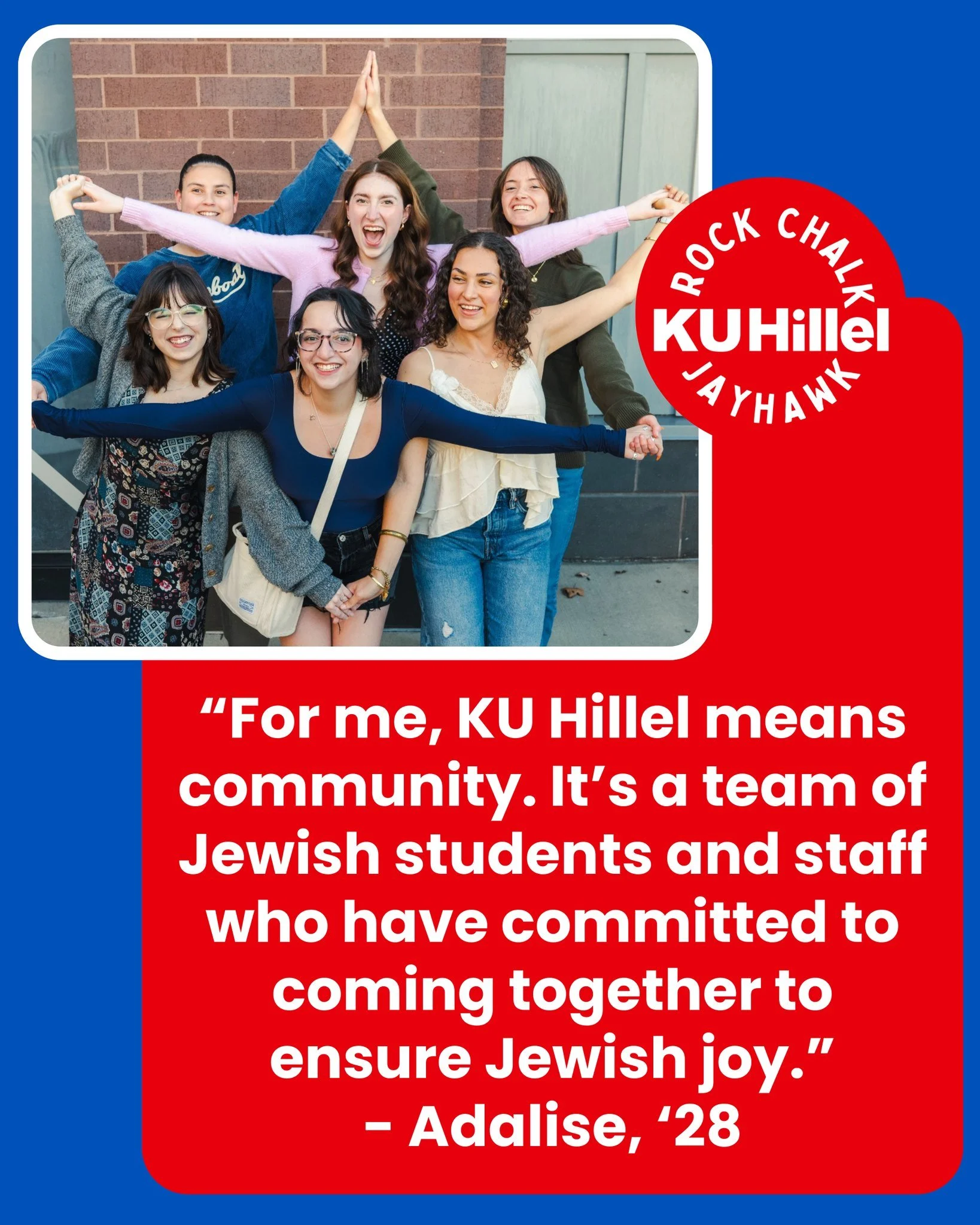 From a small Jewish community back home in Oklahoma to the biggest Jewish community she&rsquo;s ever been a part of!

For Adalise &lsquo;28, Hillel has become her go-to spot for everything&mdash;from meeting up with friends and cramming for an exam t