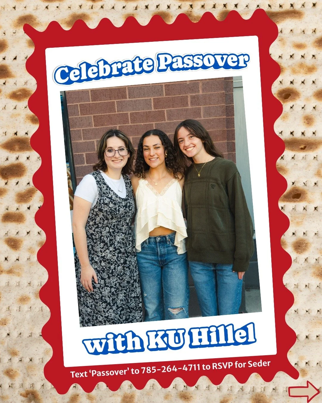 It's never too early to start planning out your Passover! KU Hillel is excited to offer a first night student-led seder, free Passover lunches daily, TONS of kosher for Passover snacks all week, a delicious Passover Shabbat dinner, and a Mimouna cele
