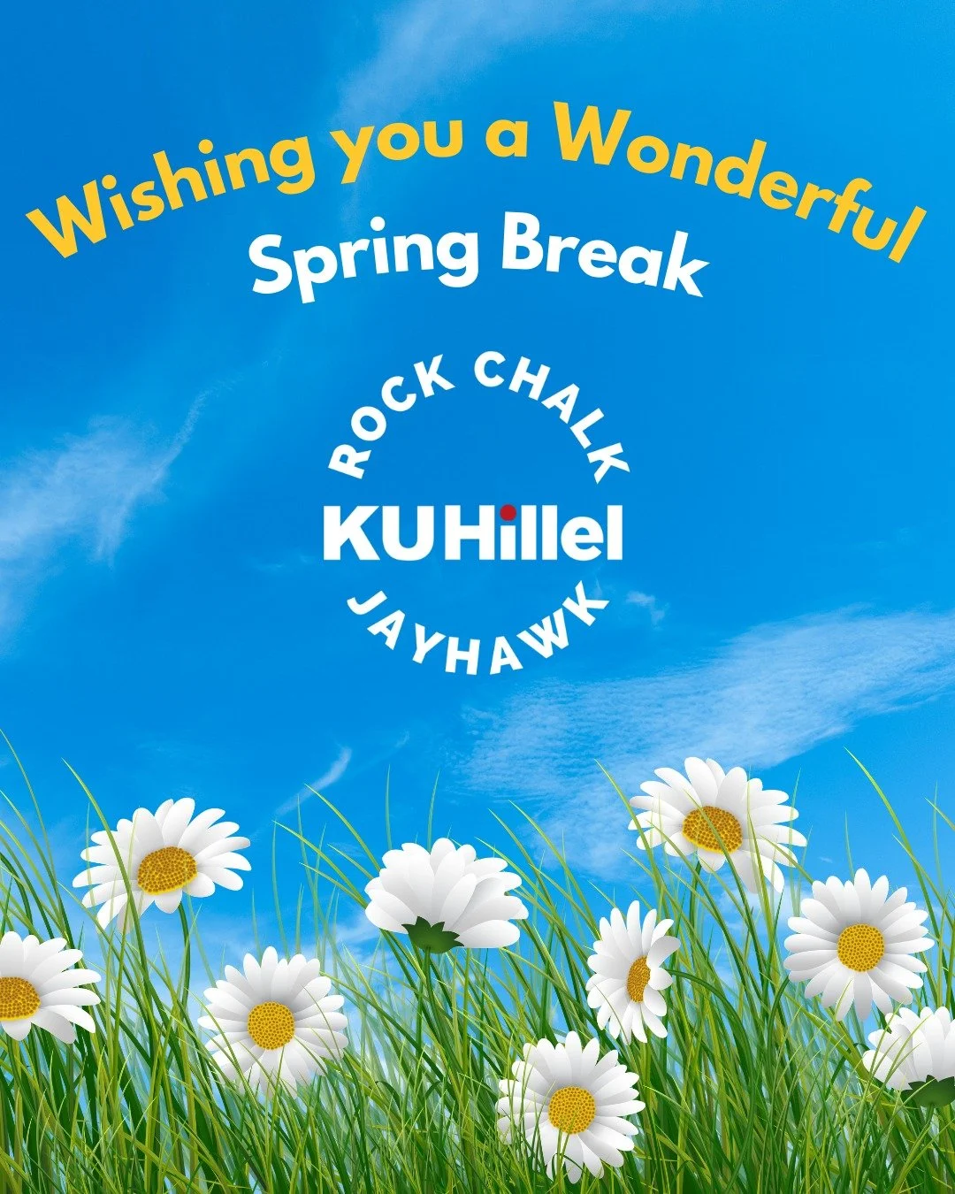 Wishing all of our students a wonderful spring break! We miss you on campus and can't wait for everyone to return next week!