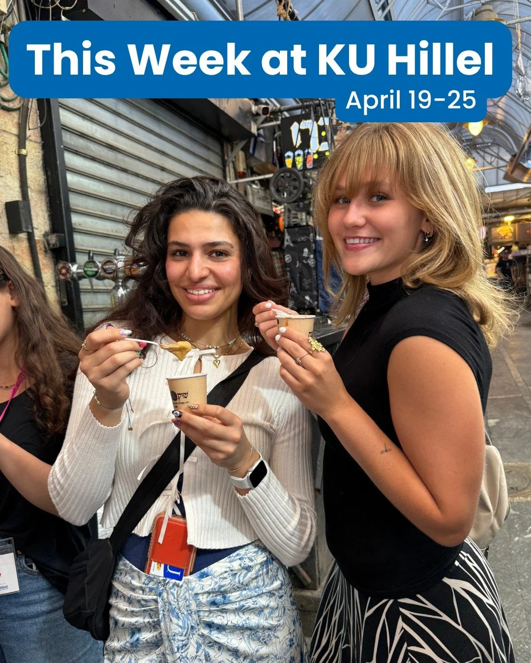 KU Hillel has a ton of stuff happening this week, and we're so excited for you to be a part of it! Join us for any of our programs that include Zumba classes, Pickle-Palooza, a silent disco on campus, and Tot Shabbat!

Have you signed-up yet for our 