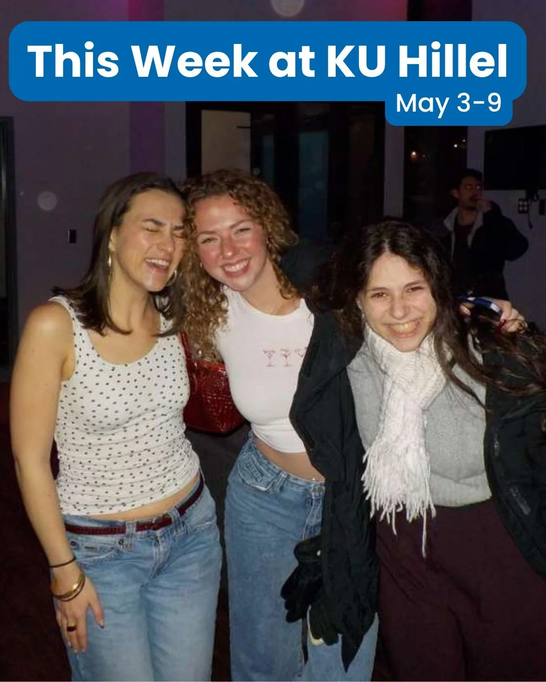 We can't believe it's the last week of classes, but that doesn't mean we don't have an exciting and jam packed week of programming at KU Hillel! Whether you'll be joining us for our Hillel Global Giving Week Call-a-Thon, pre-stop day hot dogs, Midnig